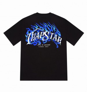 Trapstar Chrome Flame SS23 Black | TS-65033