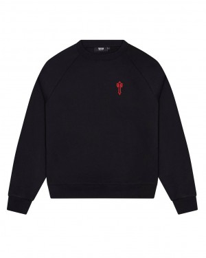 Trapstar Foundation Crew Black | TS-65355