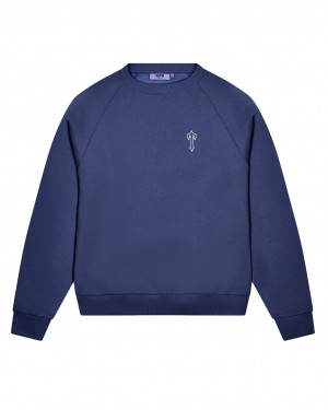 Trapstar Foundation Crew Inked Blue | TS-65417