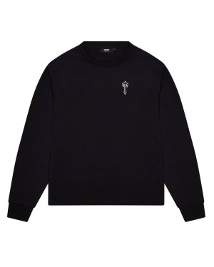 Trapstar Foundation LS Tee Black | TS-65228