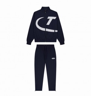 Trapstar Hyper Shellsuit Navy / White | TS-64873