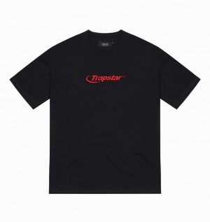 Trapstar Hyperdrive Embroidered Black / Red | TS-65025
