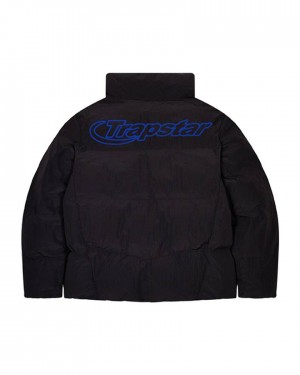 Trapstar Hyperdrive Ripstop Puffer Black/Blue | TS-65448