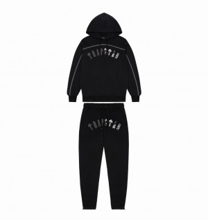 Trapstar Irongate Chenille Arch Black / Grey Camo | TS-64865