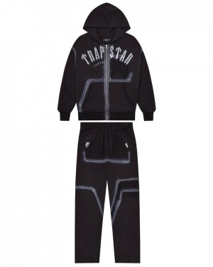 Trapstar Irongate Rivet 2.0 Tracksuit Black | TS-65384