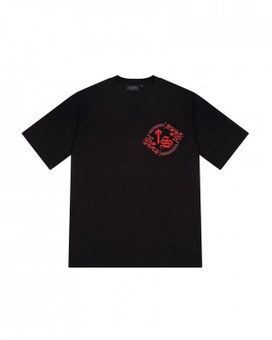 Trapstar TS Varsity Tee Black | TS-65259