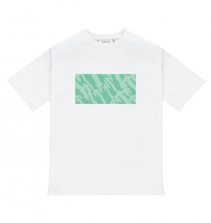 Trapstar Wavy T Box White / Green | TS-65048