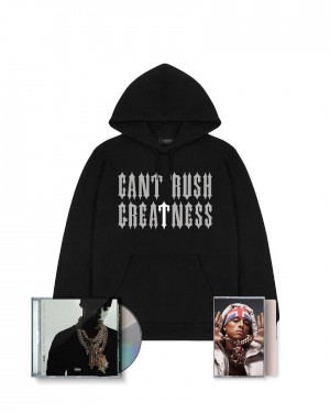 Trapstar x Central Cee Hoodie CD & Cassette Bundle Black | TS-65346