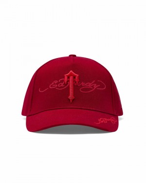 Trapstar x Ed Hardy Irongate T Cap Red | TS-65200