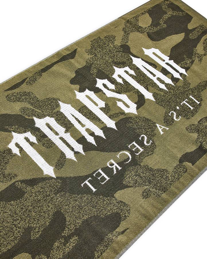 Trapstar Irongate Beach Towel Khaki Camo | TS-65067