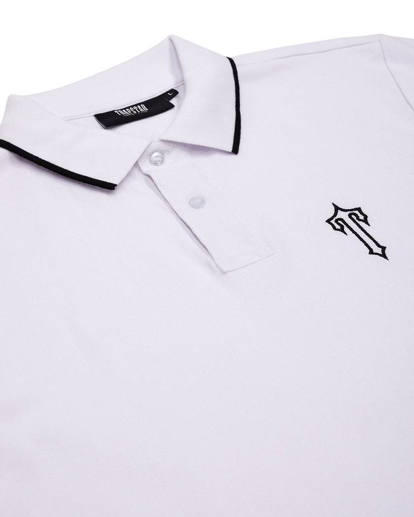 Trapstar Irongate T Polo White | TS-65237