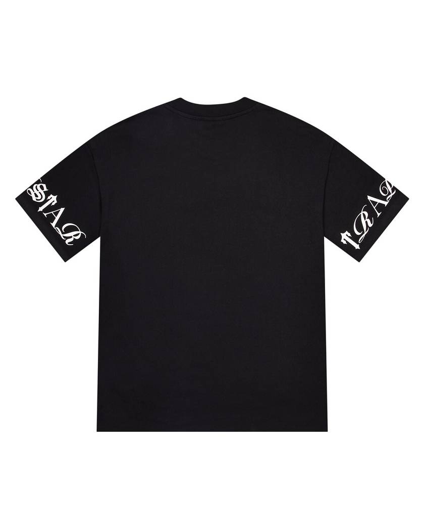 Trapstar Script Tee Black/White | TS-65248