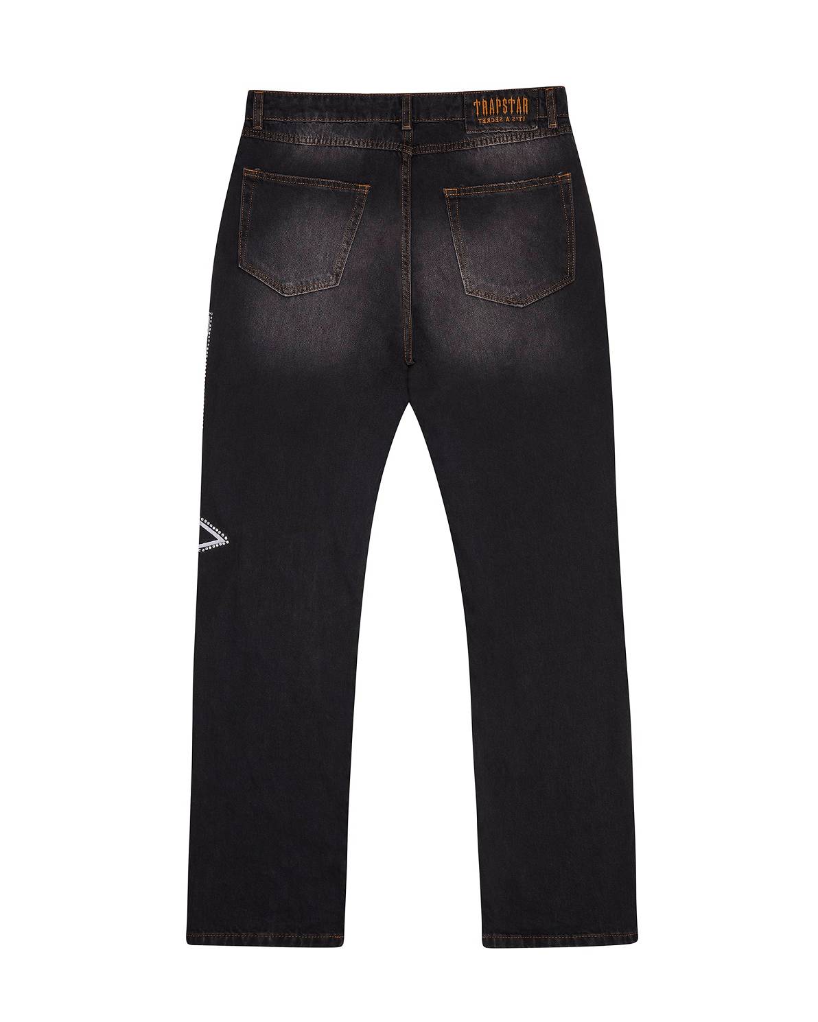 Trapstar TS Star Diamante Jeans Black | TS-65313