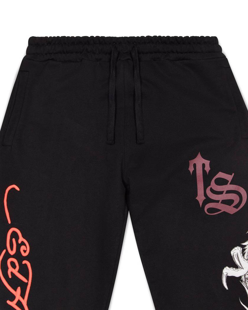 Trapstar x Ed Hardy Script Jogger Black | TS-65325