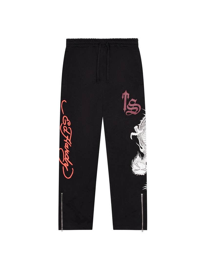 Trapstar x Ed Hardy Script Jogger Black | TS-65325